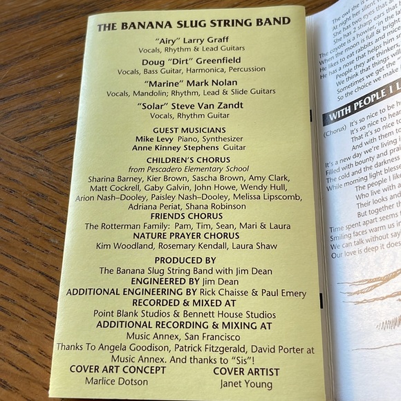 Banana Slug String Band Dirt Made My Lunch Cassette Tape - Picture 4 of 7
